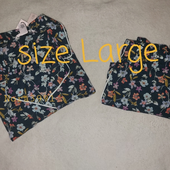 Victoria's Secret Other - Victoria Secret Cotton Pj set size Large NWT
